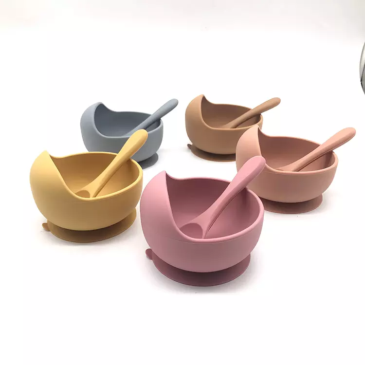 Silicone Baby Feeding Bowl Set