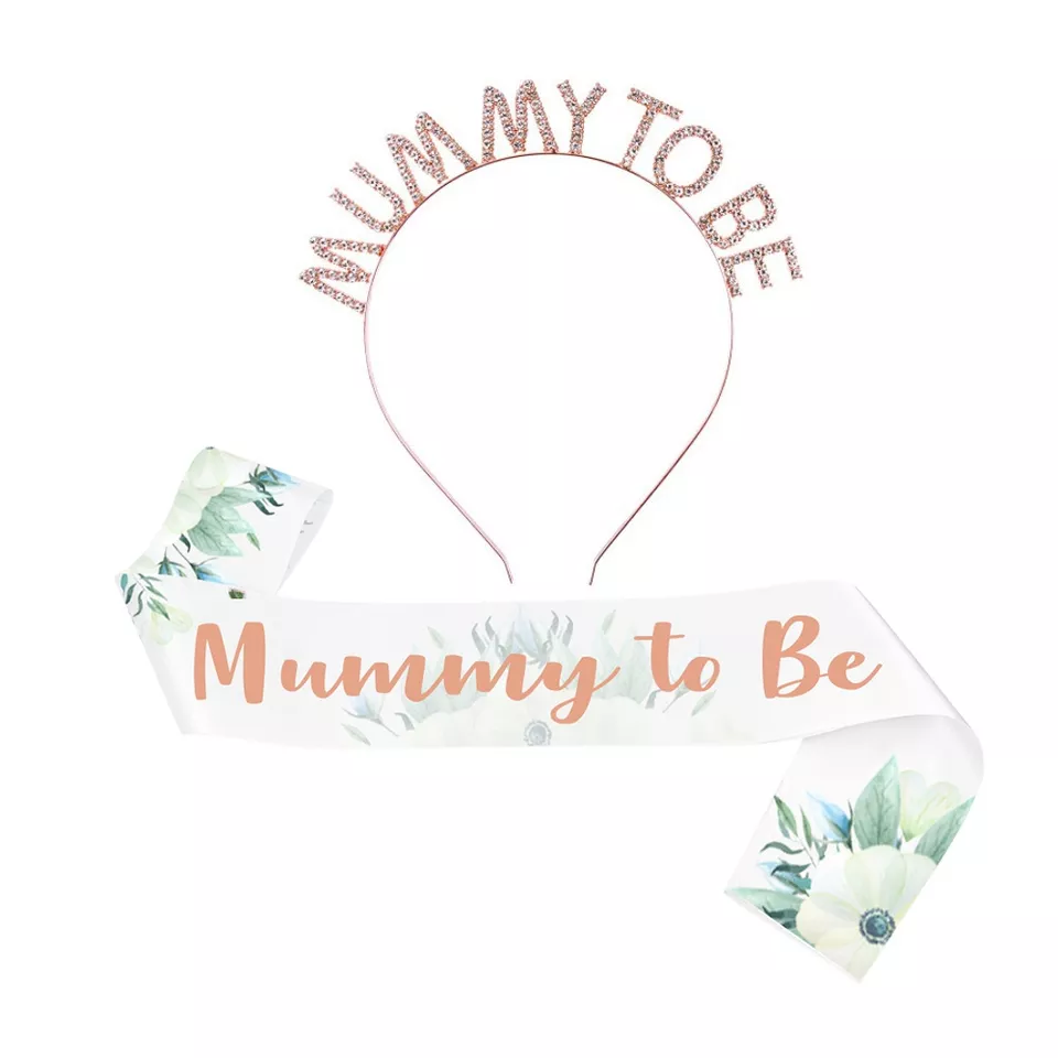 Mummy-to-be Sash & Headband