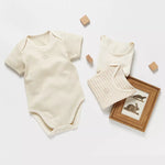 3 Organic Cotton Newborn Bodysuit