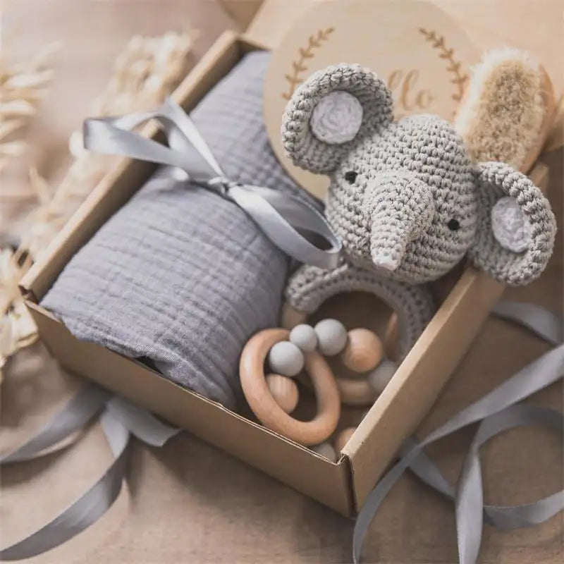 Newborn Elephant Gift Set