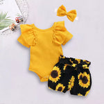 Two-Piece Cute Outfit With Bow Headband