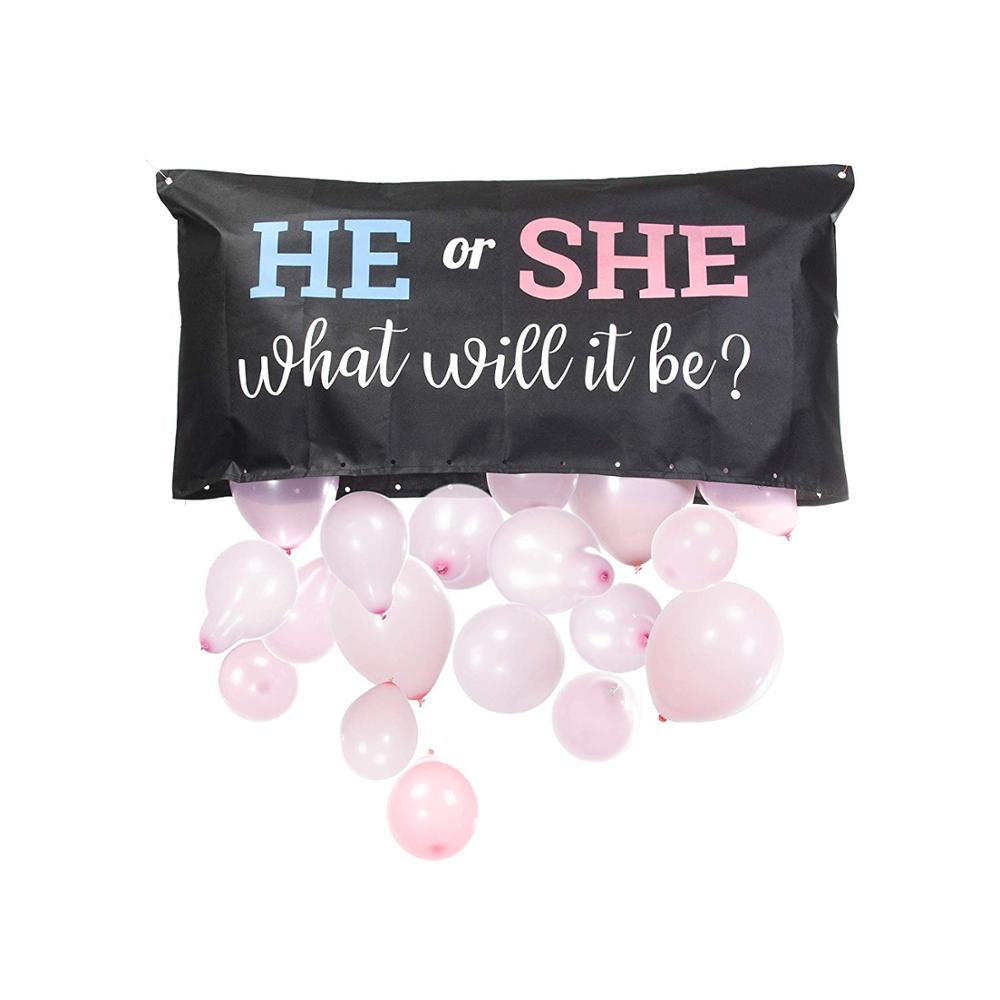 Gender Reveal Balloons Drop Bag