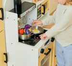 Kitchen Pretend Play With Cabinet