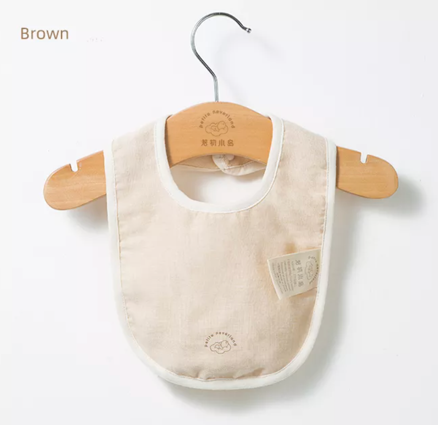 3 Organic Cotton Newborn Bibs