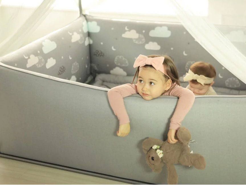 Night Sky Microfibre Bumper Bed L SIZE BED ONLY Allomama Brunei