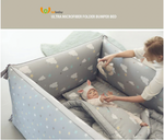 Rainy Cloud - Microfibre Bumper Bed (L SIZE, BED ONLY)