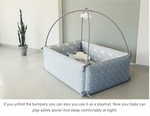 Rainy Cloud - Microfibre Bumper Bed (L SIZE, BED ONLY)