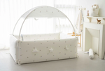 Cloud Canopy - Cotton Embroidery Bumper Bed Accessories