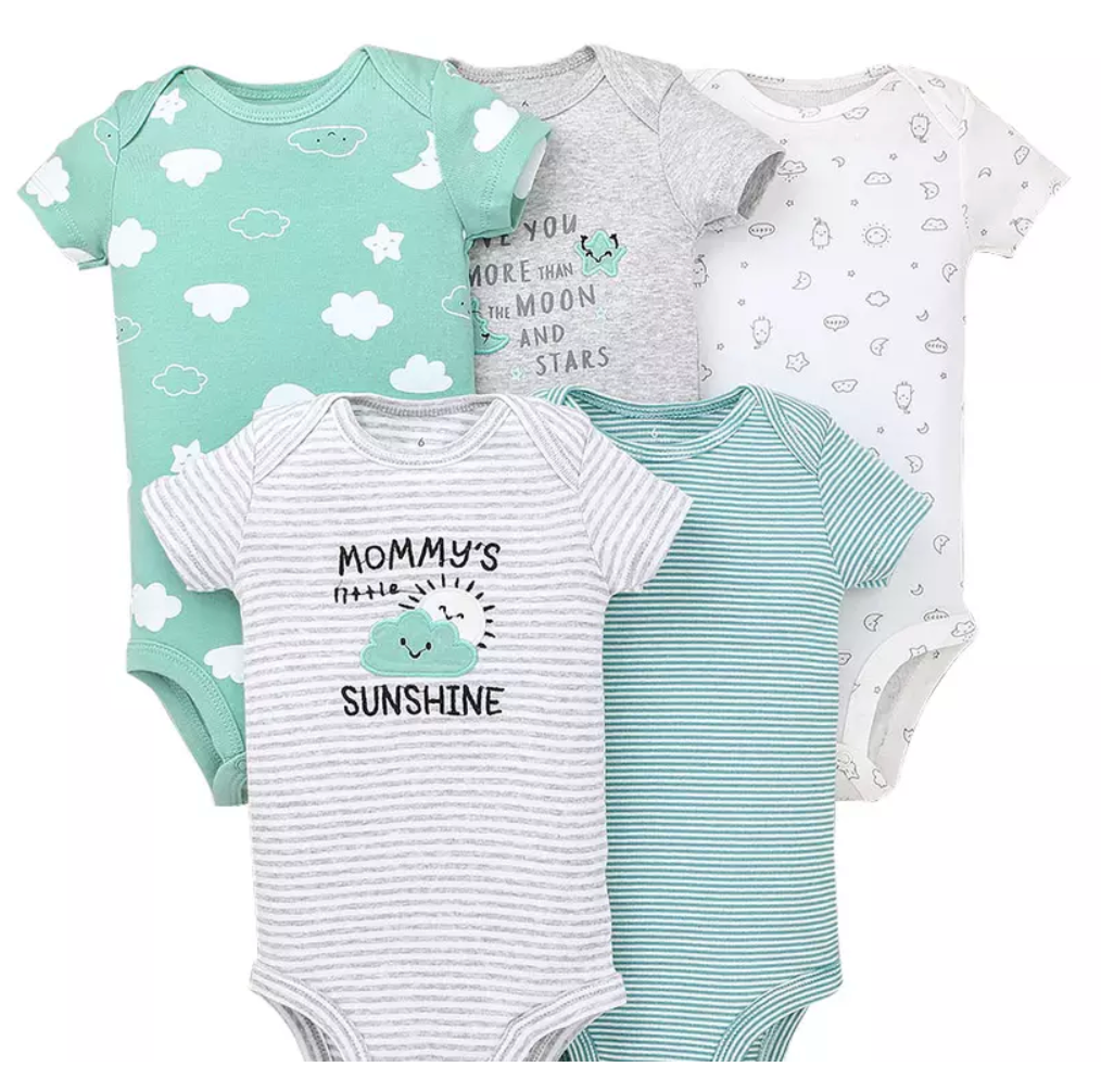 5 pcs Baby Romper- Mommy's Little Sunshine