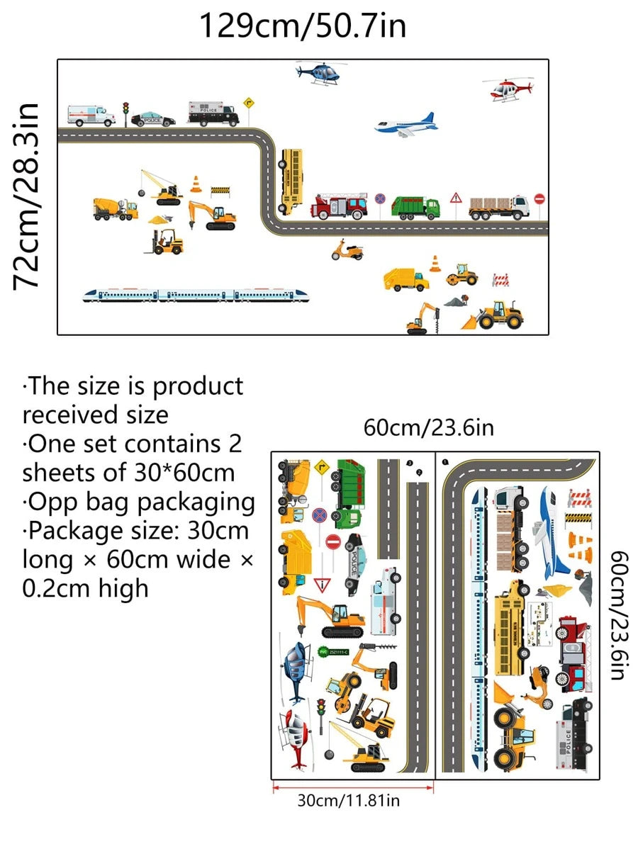 Transportation Wall Sticker Allomama Brunei