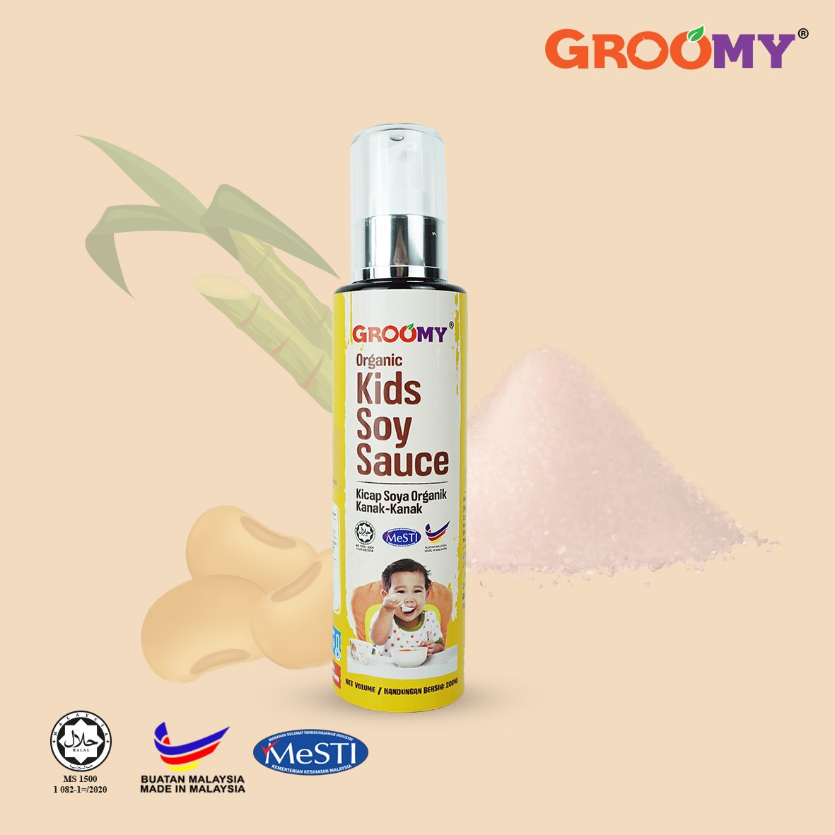 Organic Kids Soy Sauce 200ml